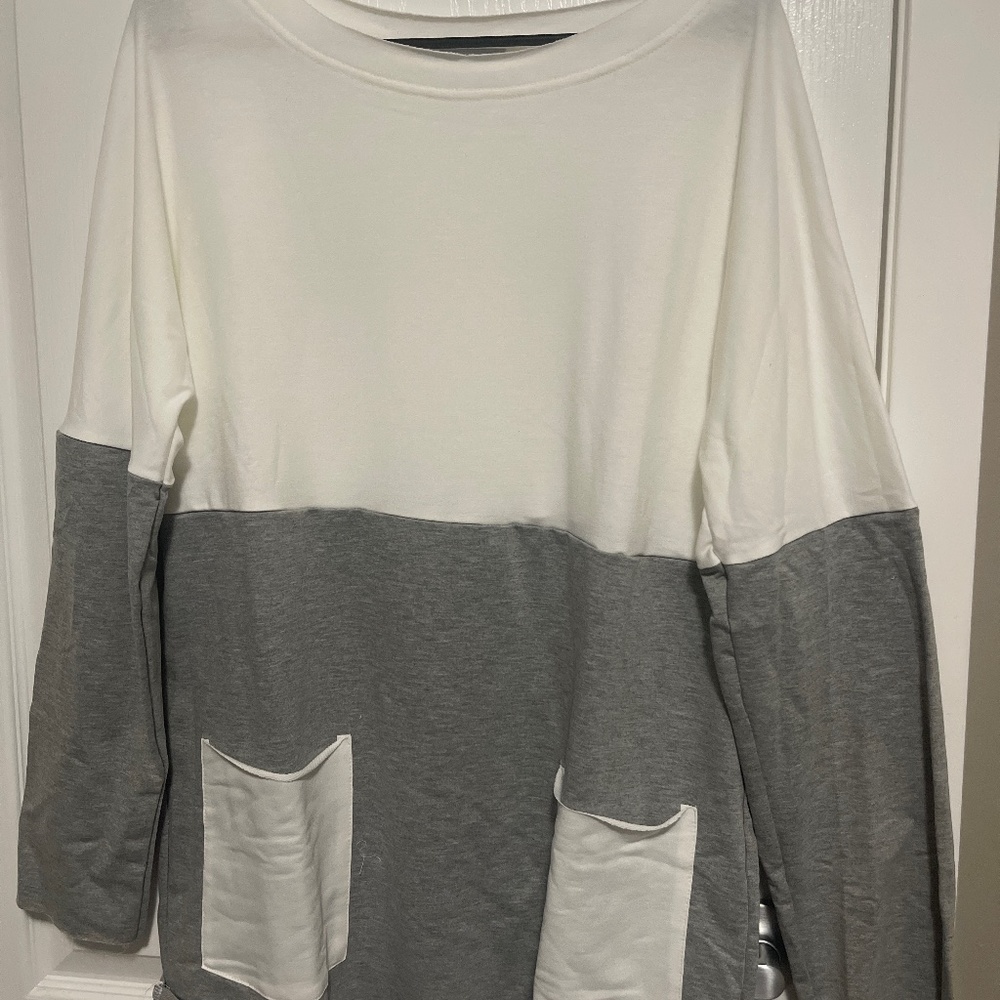 Women's Casual Loose Long Sleeve Crew Neck Top